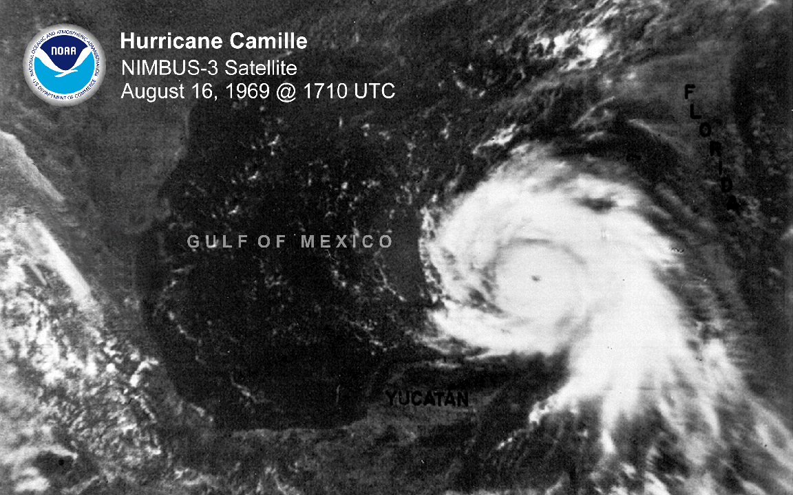 biggest hurricane from space