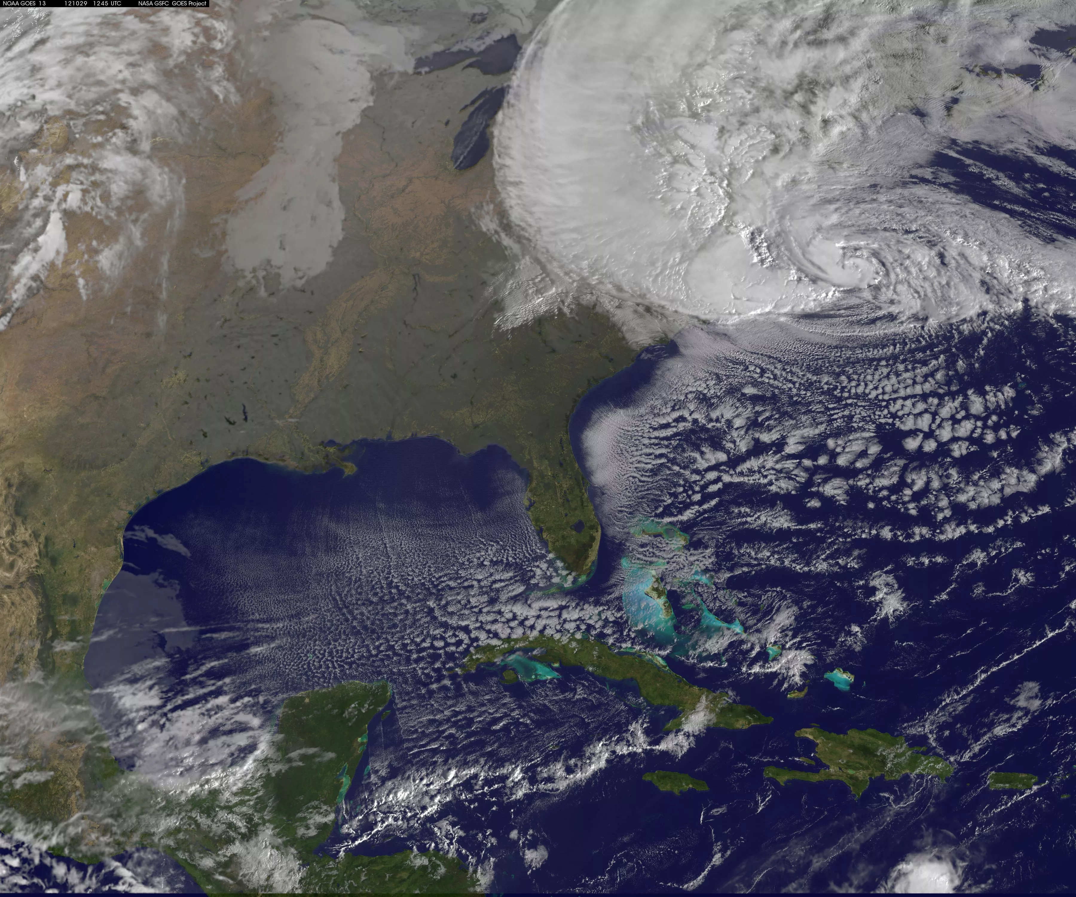 nasa hurricane sandy 2022